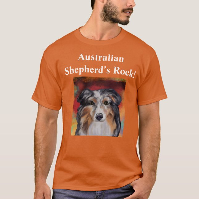 AUSTRALISK SHEPHERD T SHIRT (Framsida)