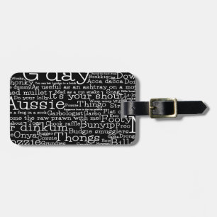 Australisk slang karta bagagebricka
