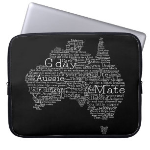 Australisk slang karta laptop sleeve