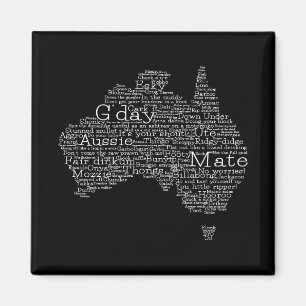Australisk slang karta magnet