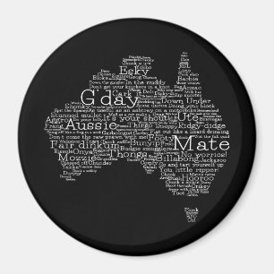 Australisk slang karta magnet