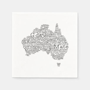 Australisk slang karta pappersservett