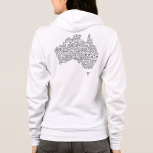 Australisk slang karta t-shirt