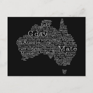 Australisk slang karta vykort