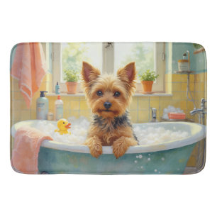 Australisk terrier badtids kul badkar dekoration badrumsmatta
