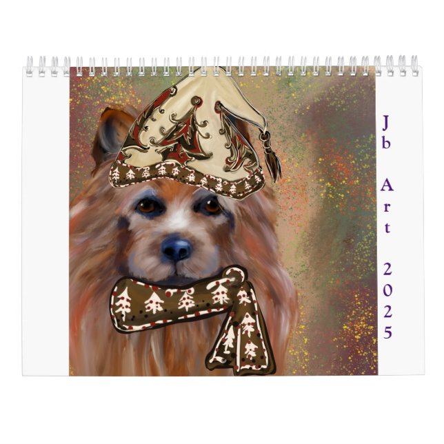 AUSTRALISK TERRIER-KALENDER KALENDER (Baksida)
