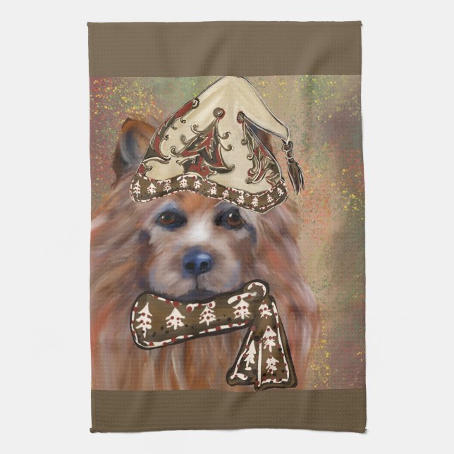 AUSTRALISK TERRIER KÖKSHANDDUK (Vertikal)