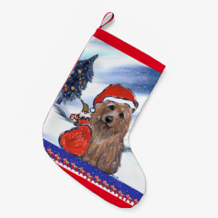 AUSTRALISK TERRIER LITEN JULSTRUMPA