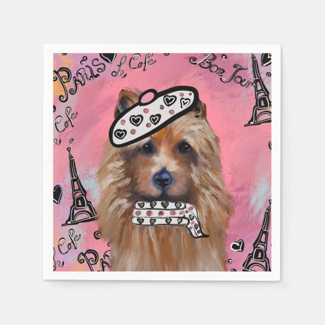 Australisk terrier pappersservett (Framsidan)