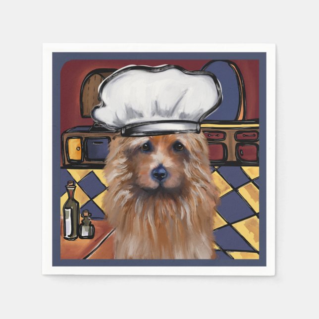 Australisk terrier  pappersservett (Framsidan)