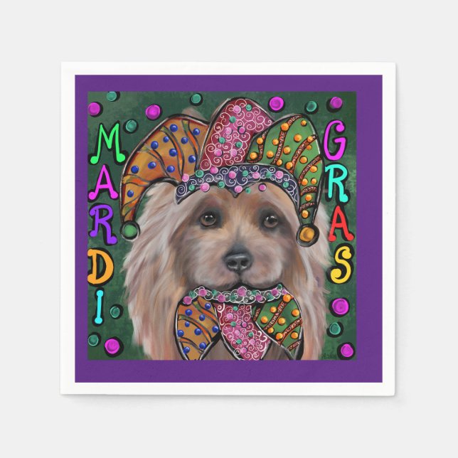  AUSTRALISK TERRIER   PAPPERSSERVETT (Framsidan)