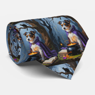 Australisk terrier - Whimsisk Halloween-målning Slips