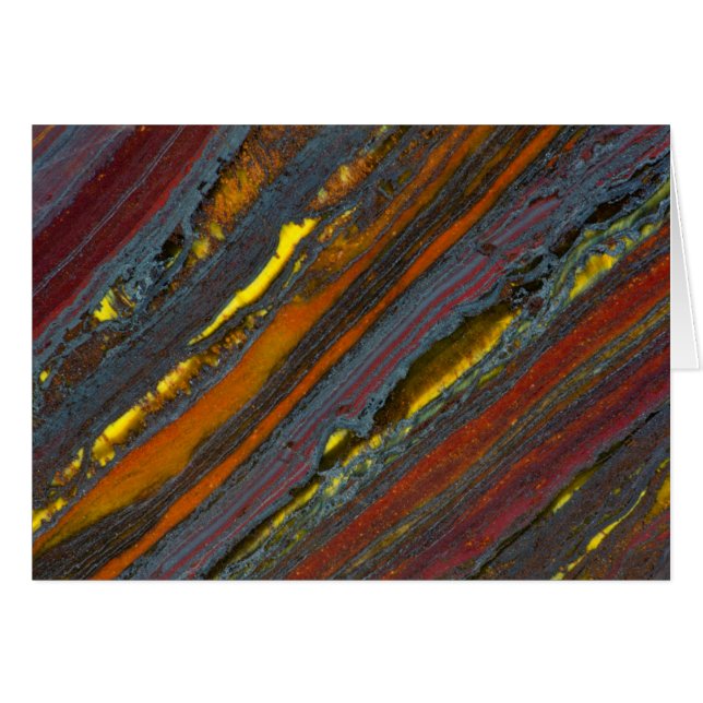 Australisk tiger Öga Hälsningskort (Framsidan Horizontal)