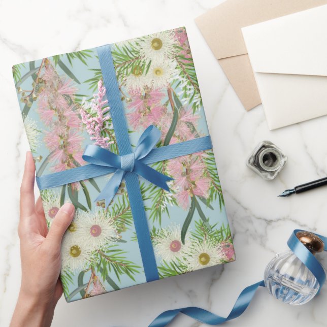 Australiska Bottlebrush Land Garden Presentpapper (Gifting)