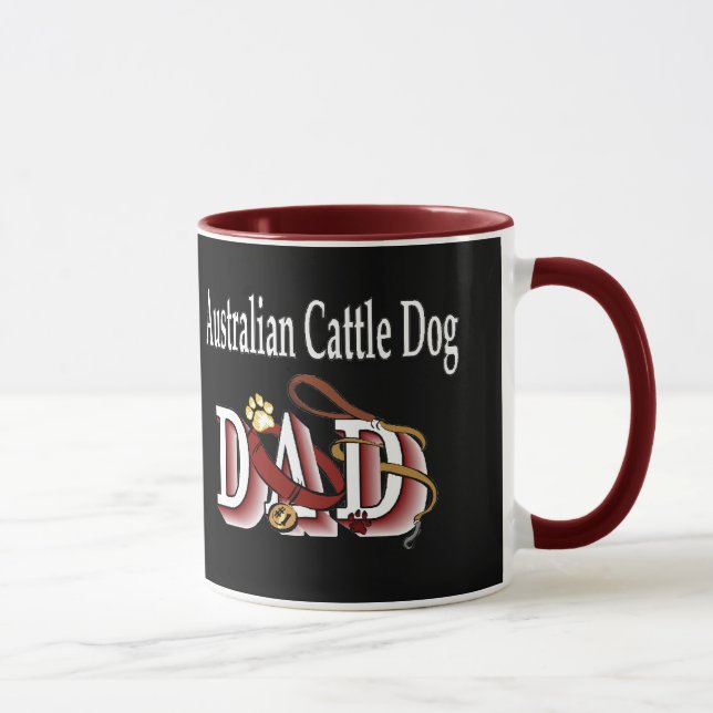 Australiska Cattle Hund Pappa Gifts Mugg (Höger)