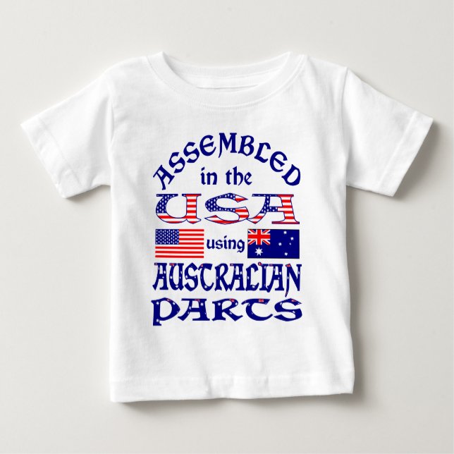 Australiska delar tee shirt (Framsida)