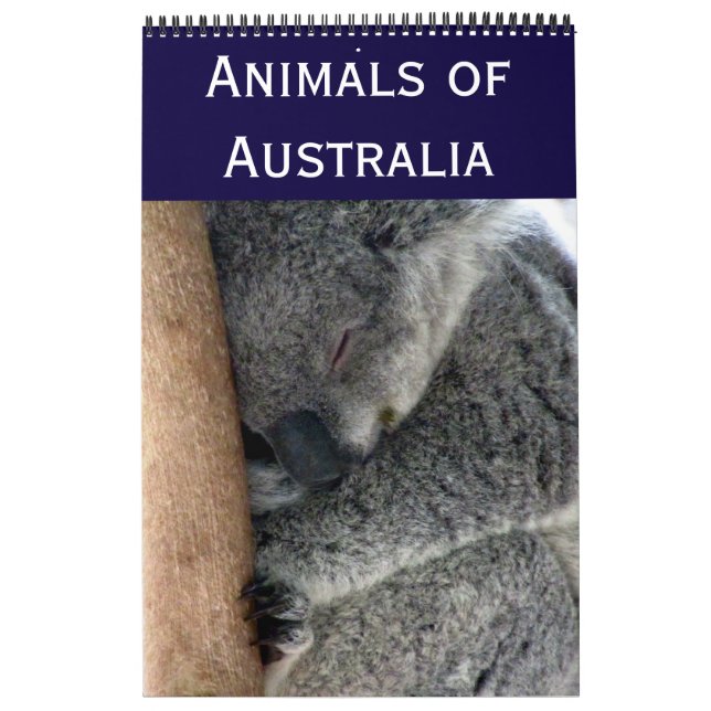 australiska djur kalender (Omslag)
