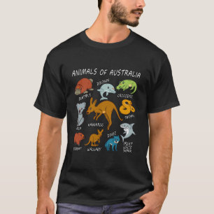 Australiska djur t shirt
