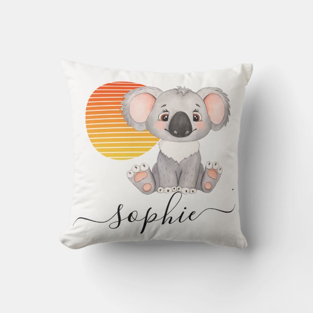 australiska djur vid kammussla Koala Kudde (Framsida)