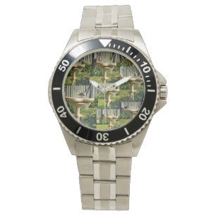 Australiska fåglar på fågelbaden, Wrist Watch Armbandsur