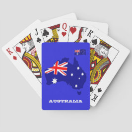 Australiska Flagga, Australiens spelkort