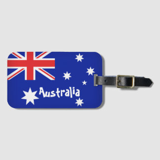Australiska Flagga Bagagebricka
