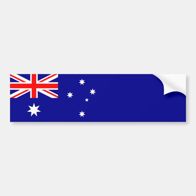 Australiska Flagga Bildekal (Framsidan)