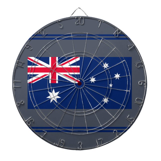 Australiska Flagga Darttavla (Framsidan)