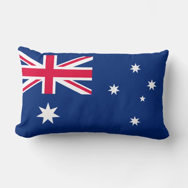 Australiska flagga dekorativ kudde (Framsida)
