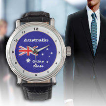 Australiska Flagga & G'day Mate, Australien/mode