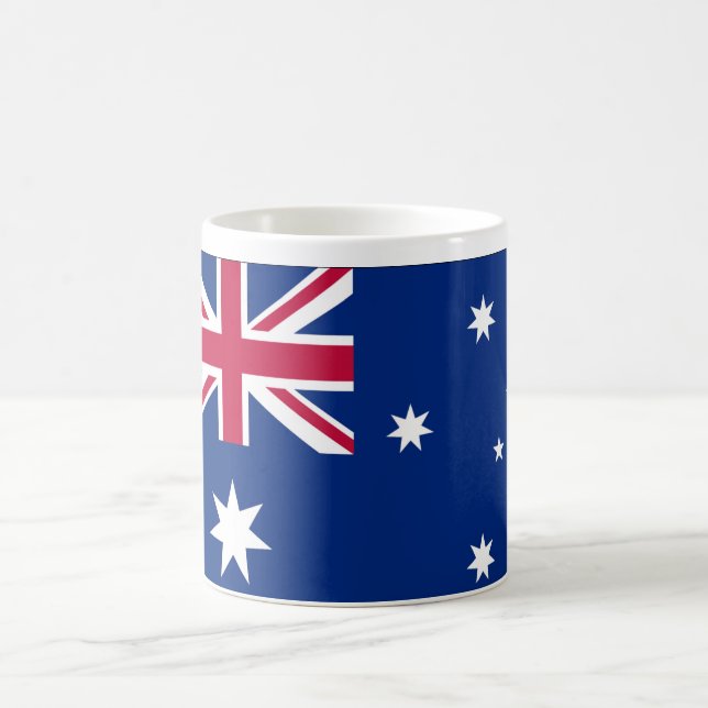 Australiska flagga kaffemugg (Center)