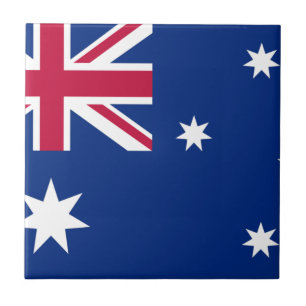 Australiska flagga kakelplatta
