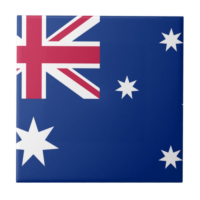 Australiska flagga kakelplatta (Framsidan)