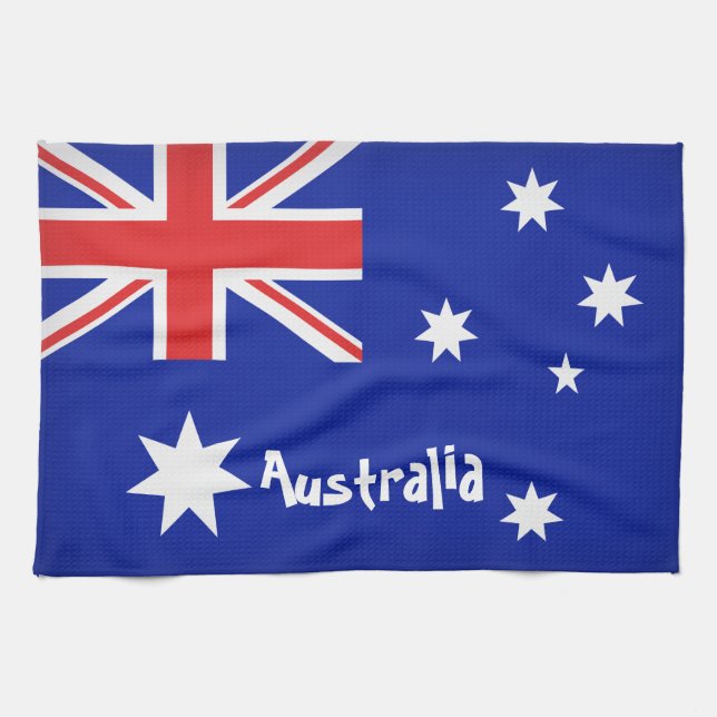 Australiska Flagga Kökshandduk (Horisontell)