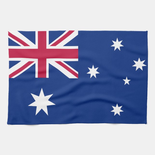 Australiska flagga kökshandduk (Horisontell)