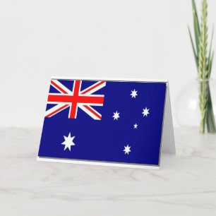 Australiska Flagga Kort