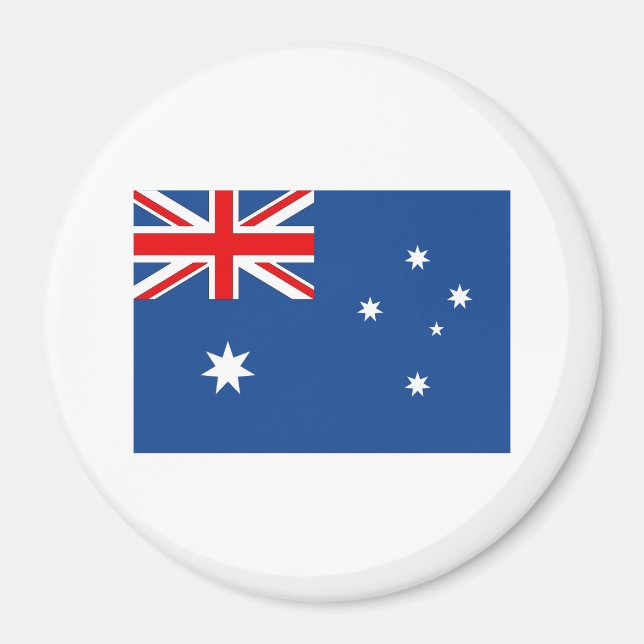 Australiska Flagga Magnet (Framsidan)