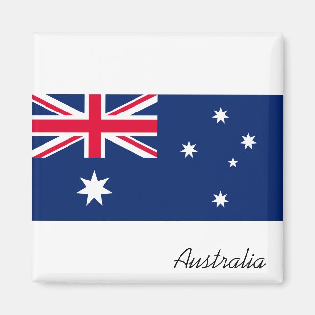 Australiska Flagga Magnet (Framsidan)