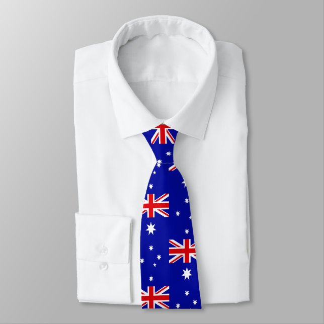 Australiska Flagga Mönster Slips (Bunden)
