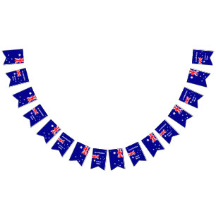 Australiska Flagga & Party Australien Banner /Bröl