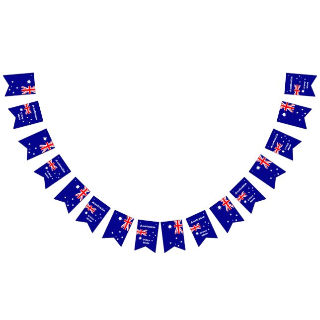 Australiska Flagga & Party Australien Banner /Bröl (Alla)