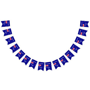 Australiska Flagga & Party Australien Banner /Bröl