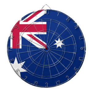 Australiska flagga piltavla
