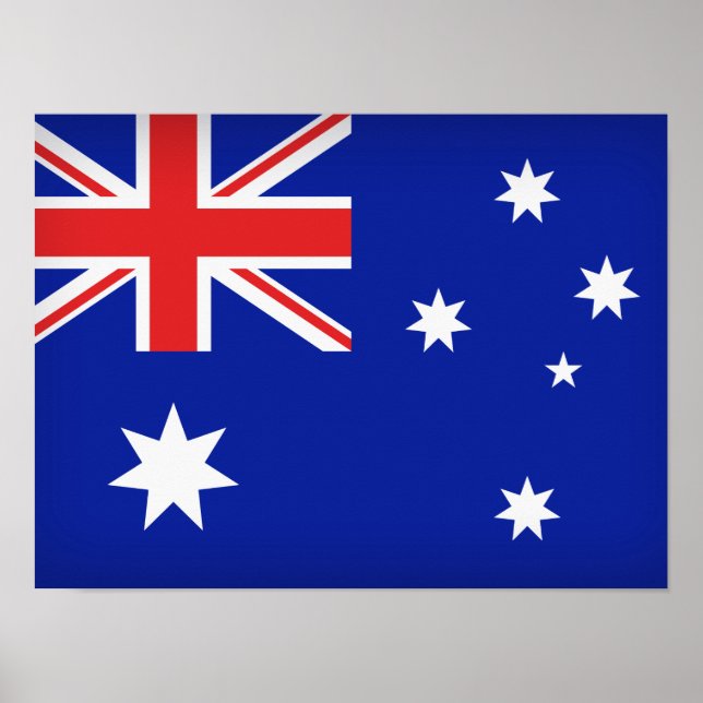 Australiska Flagga Poster (Framsidan)