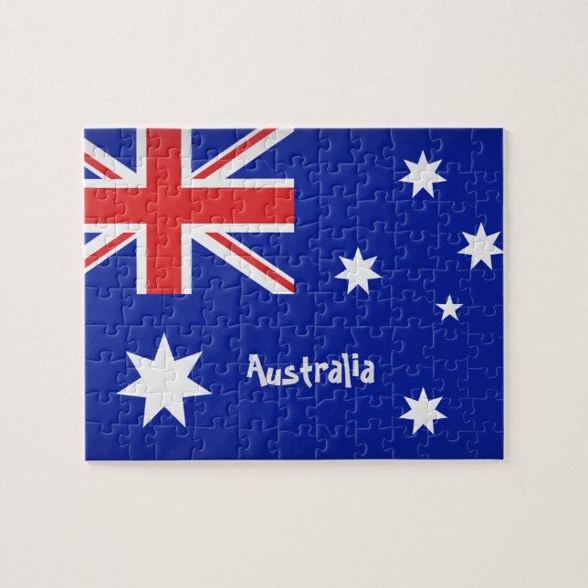 Australiska Flagga Pussel (Horisontell)