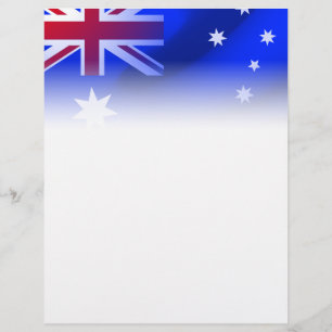 Australiska flagga reklamblad