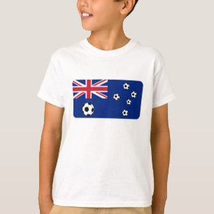 Australiska Flagga Soccer Balls Tee