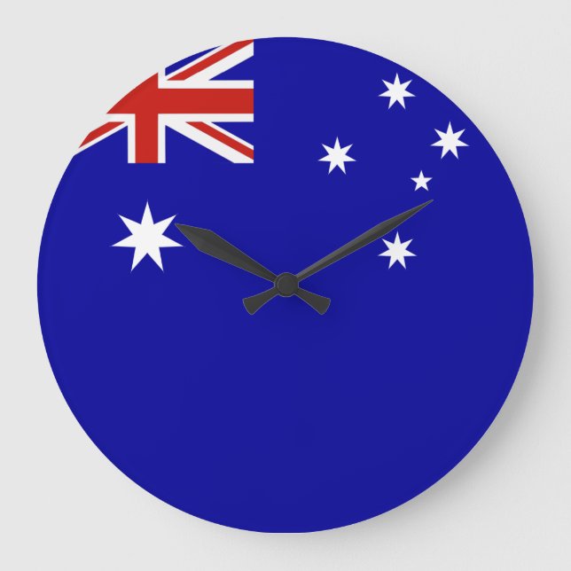 Australiska flagga stor klocka (Framsida)