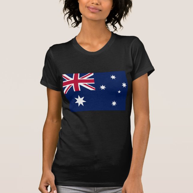 Australiska Flagga T Shirt (Framsida)