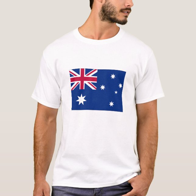 Australiska flagga tee shirt (Framsida)
